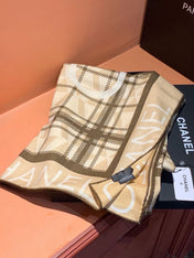 CHANEL 26S SCARF 135 IN CASHMERE AND SILK 309899