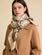 CHANEL 26S SCARF 135 IN CASHMERE AND SILK 309899