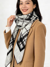 CHANEL 26S SCARF 135 IN CASHMERE AND SILK 309901