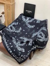 CHANEL 26S SCARF 135 IN SILK AND CASHMERE 313314