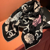 CHANEL 26S SCARF 140 IN SILK AND CASHMERE 313319