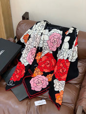 CHANEL 26S SCARF 140 IN SILK AND CASHMERE 313350