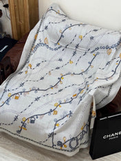 CHANEL 26S SCARF 200 IN SILK 313205