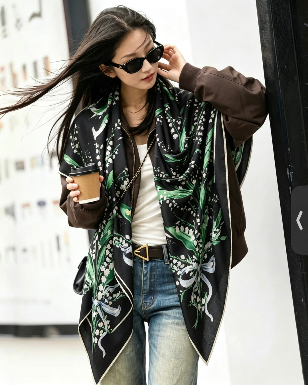 DIOR 26S SCARF 135 IN SILK AND CASHMERE 509322