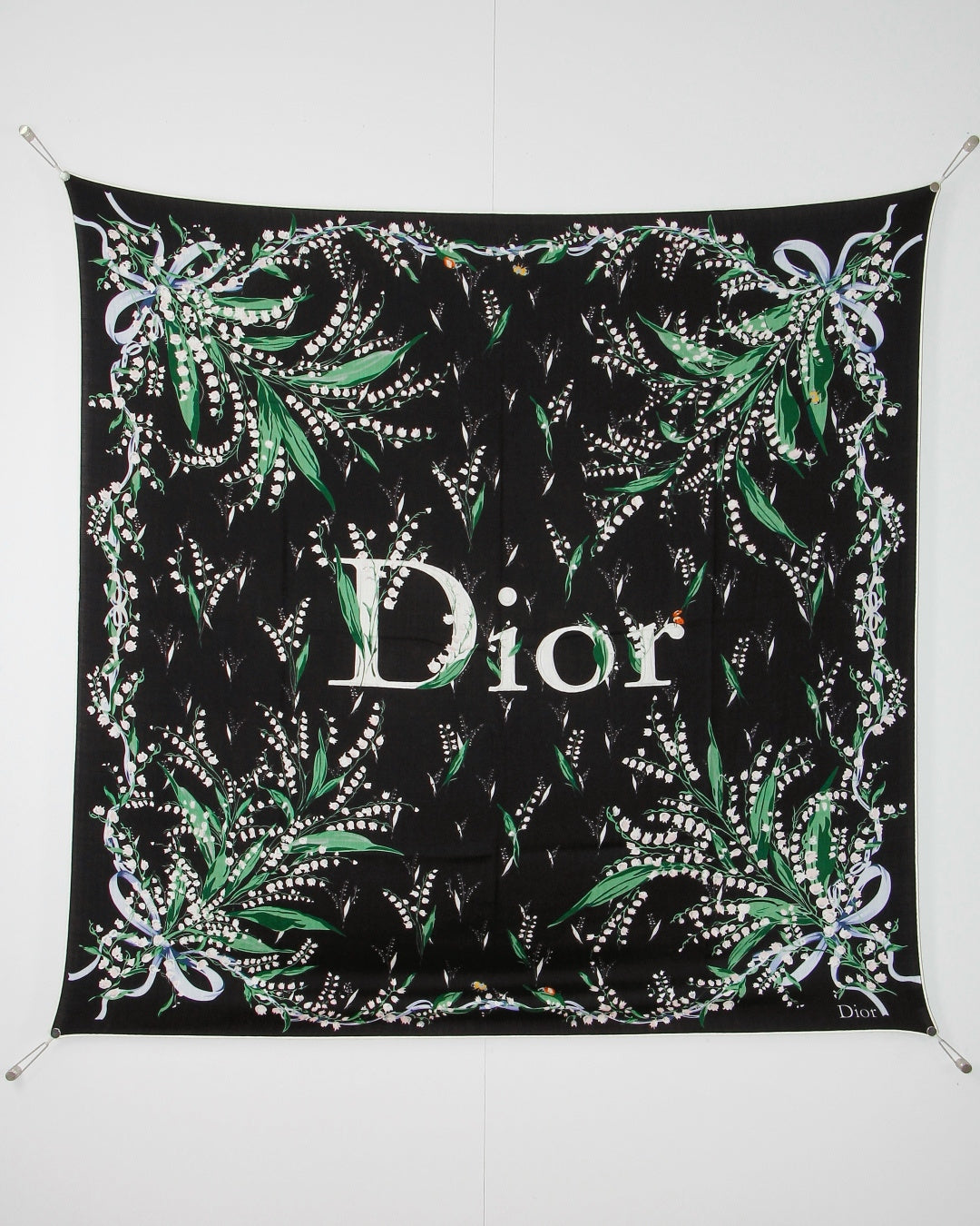 DIOR 26S SCARF 135 IN SILK AND CASHMERE 509322