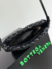 KELIMERO CHA-CHA CLUTCH 28.5 IN BLACK LAMBSKIN
