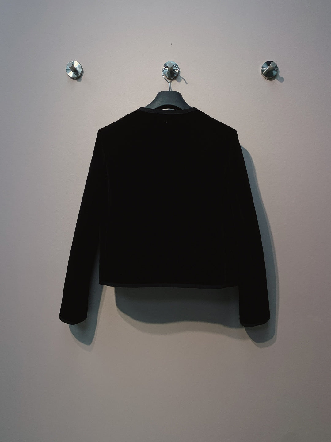 DIOR 25S ROUND-NECK VELVET JACKET 699