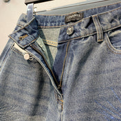 CHANEL 26S JEANS WITH RHINESTONES 668