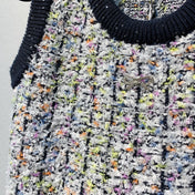 CHANEL 26S SLEEVELESS CREW NECK DRESS 823