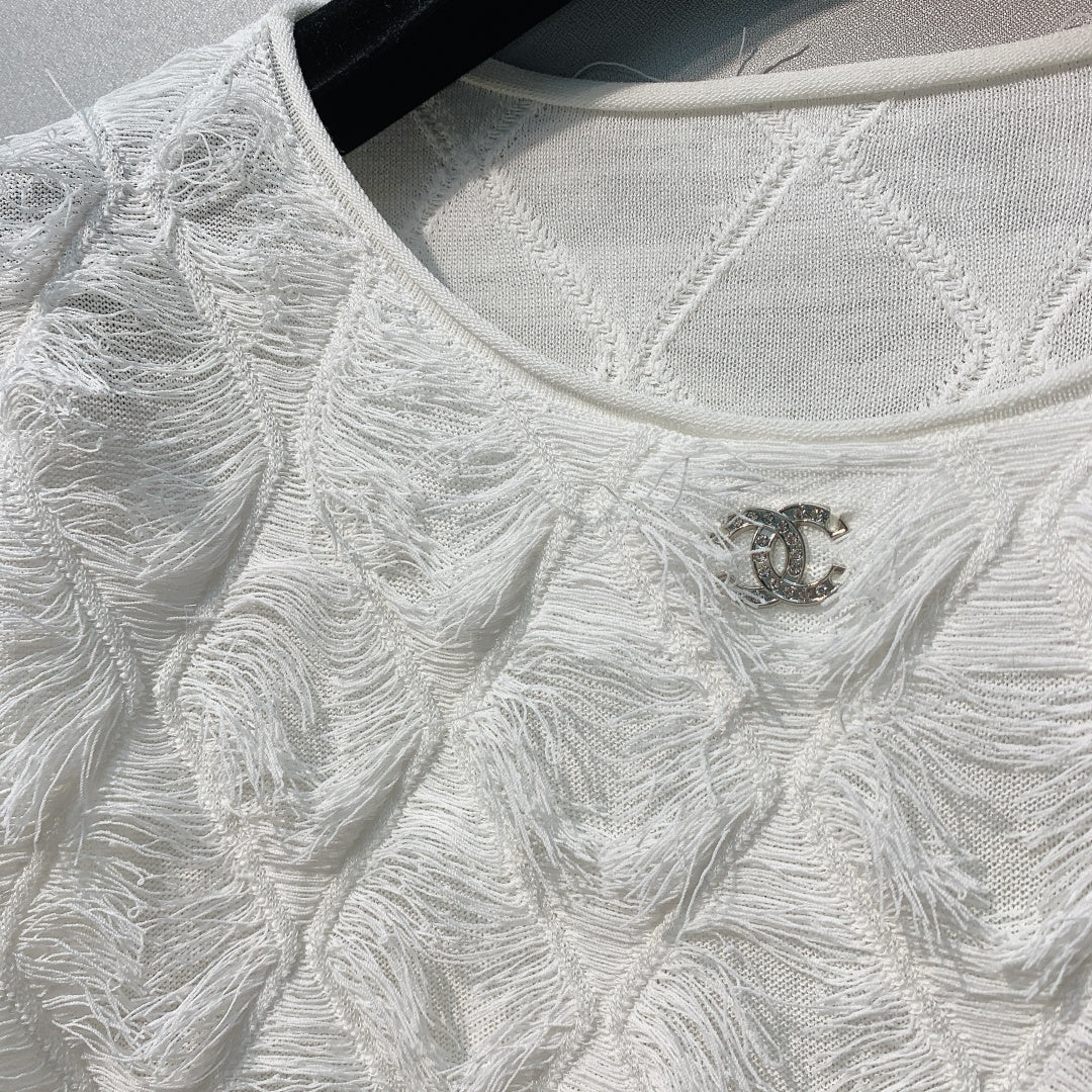 CHANEL 26S LIGHTWEIGHT KNIT TOP 969