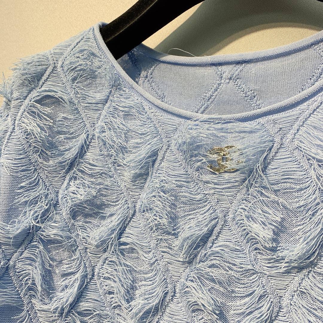CHANEL 26S LIGHTWEIGHT KNIT TOP 965