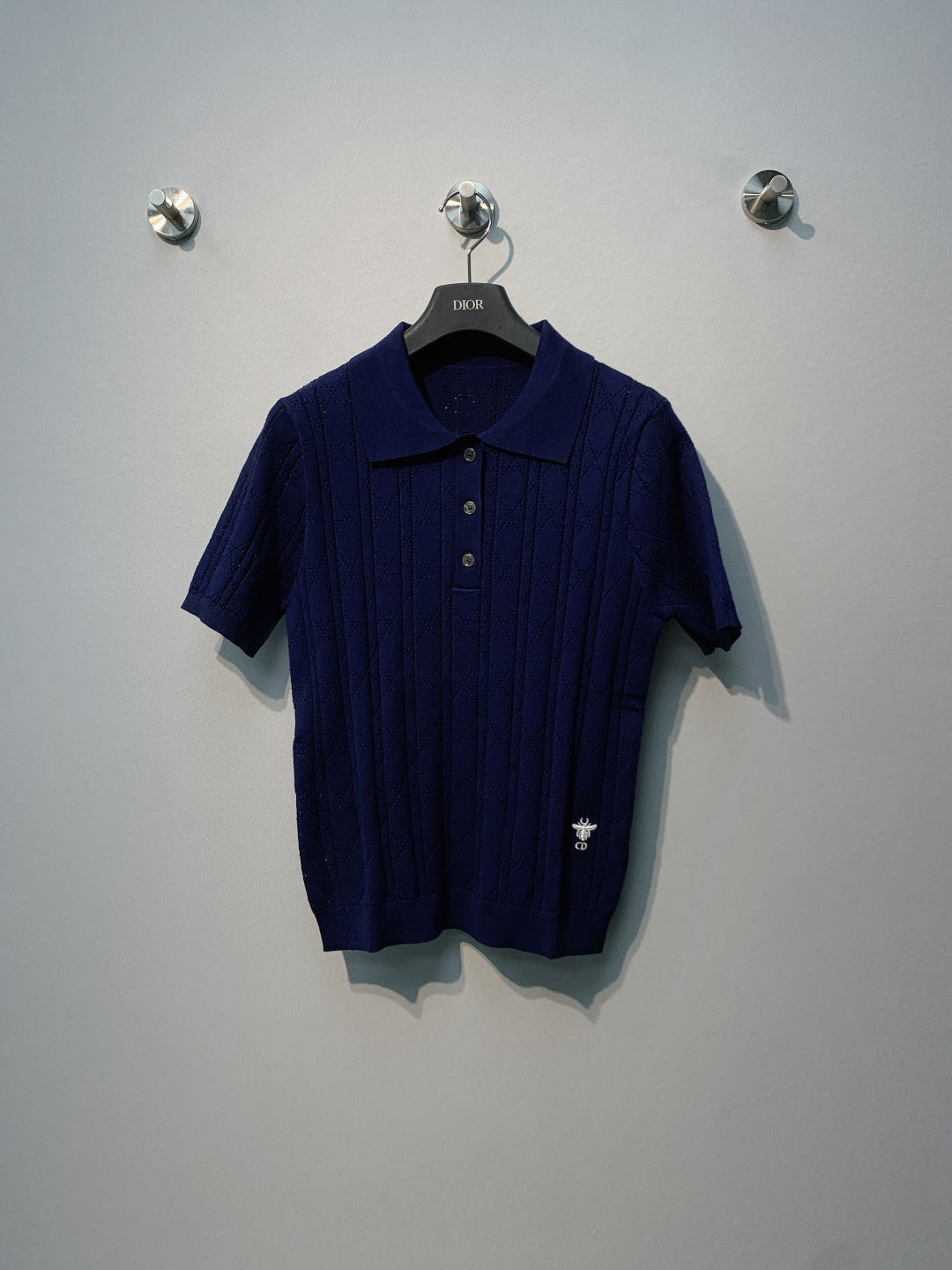 DIOR 26S SHORT-SLEEVE POLO SWEATER 1212