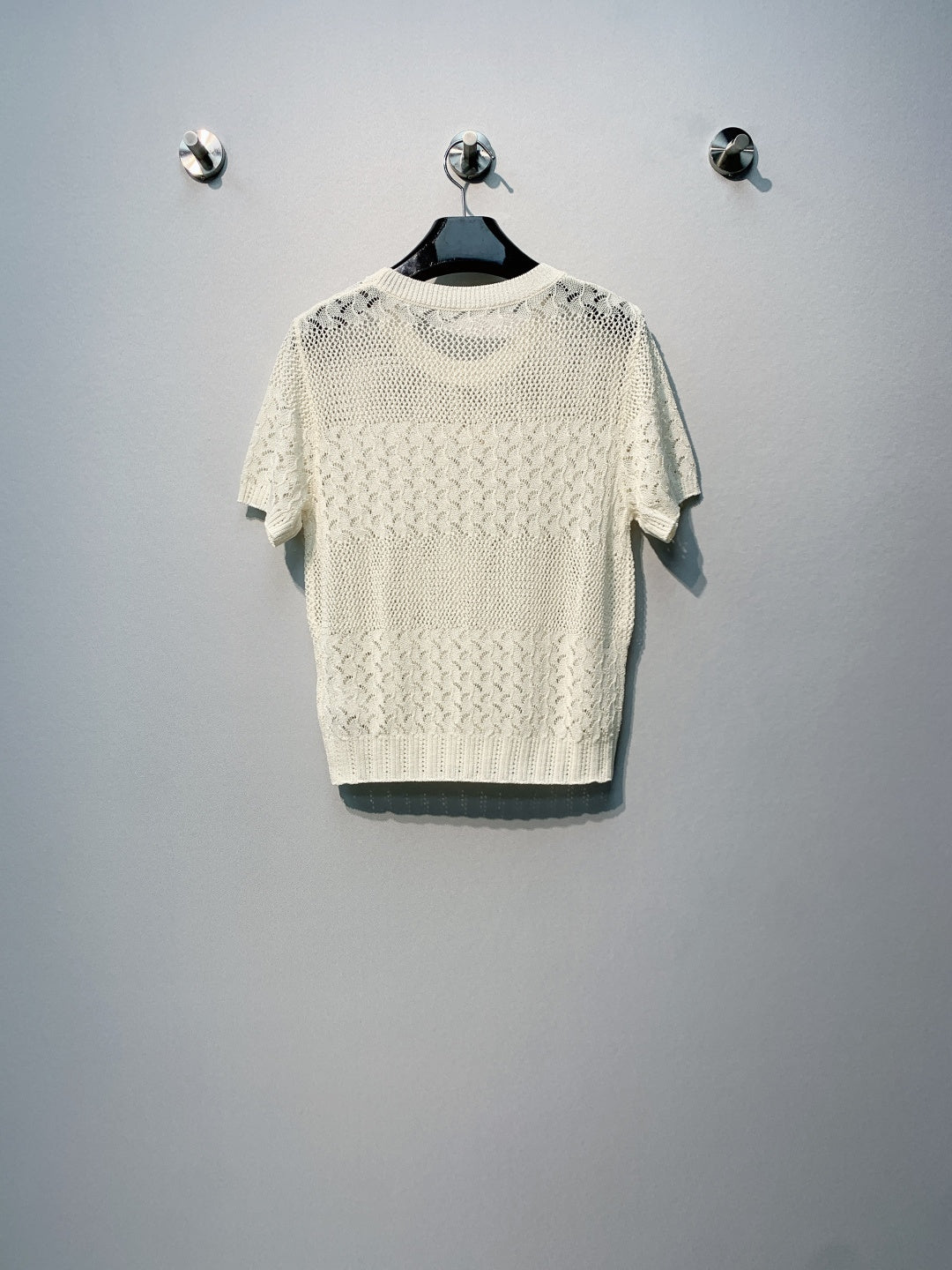 CELINE 26S LOGO SHORT SLEEVE KNITTED TOP 178