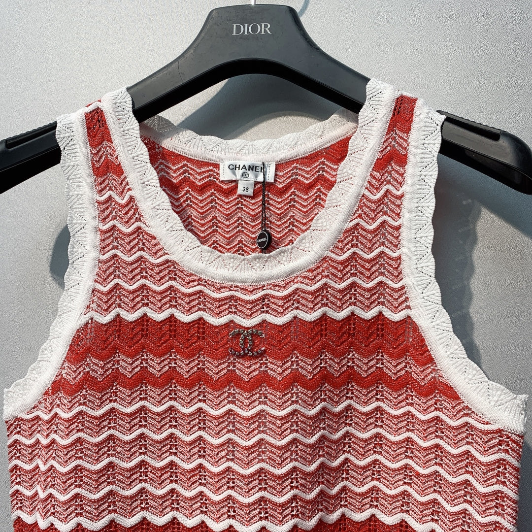CHANEL 26S KNIT TANK TOP STYLE 1110