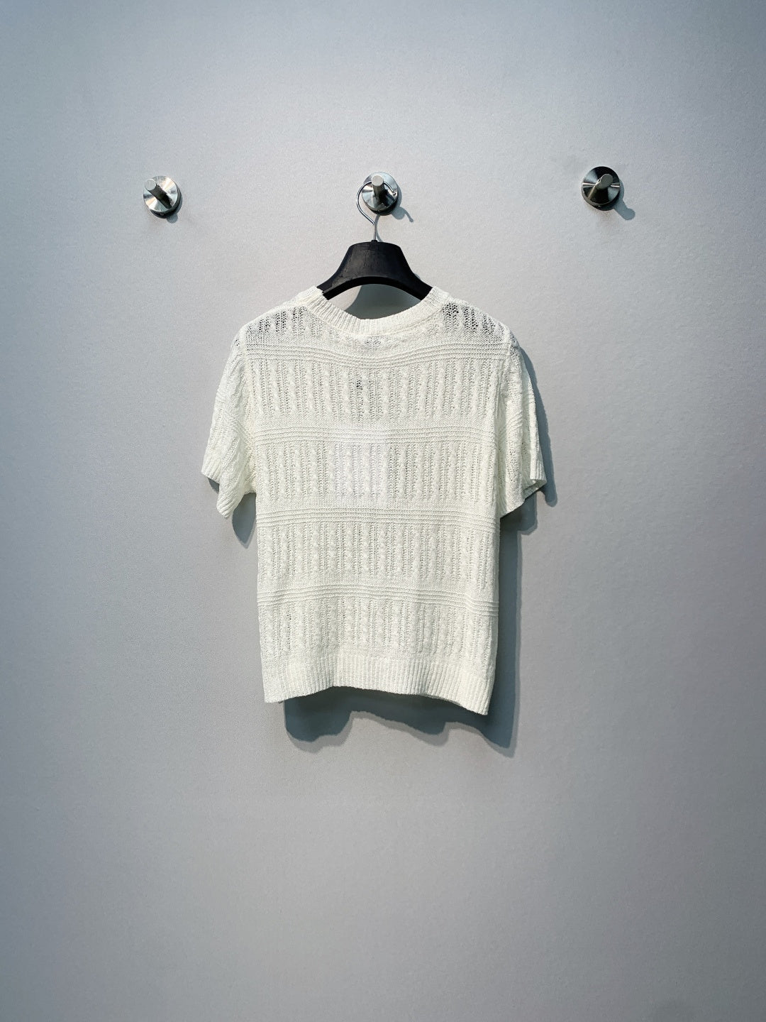 CHANEL 26S SHORT-SLEEVE KNIT TOP STYLE 1084