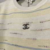 CHANEL 26S SHORT-SLEEVE KNIT TOP STYLE 1082