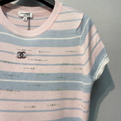 CHANEL 26S SHORT-SLEEVE KNIT TOP STYLE 1080