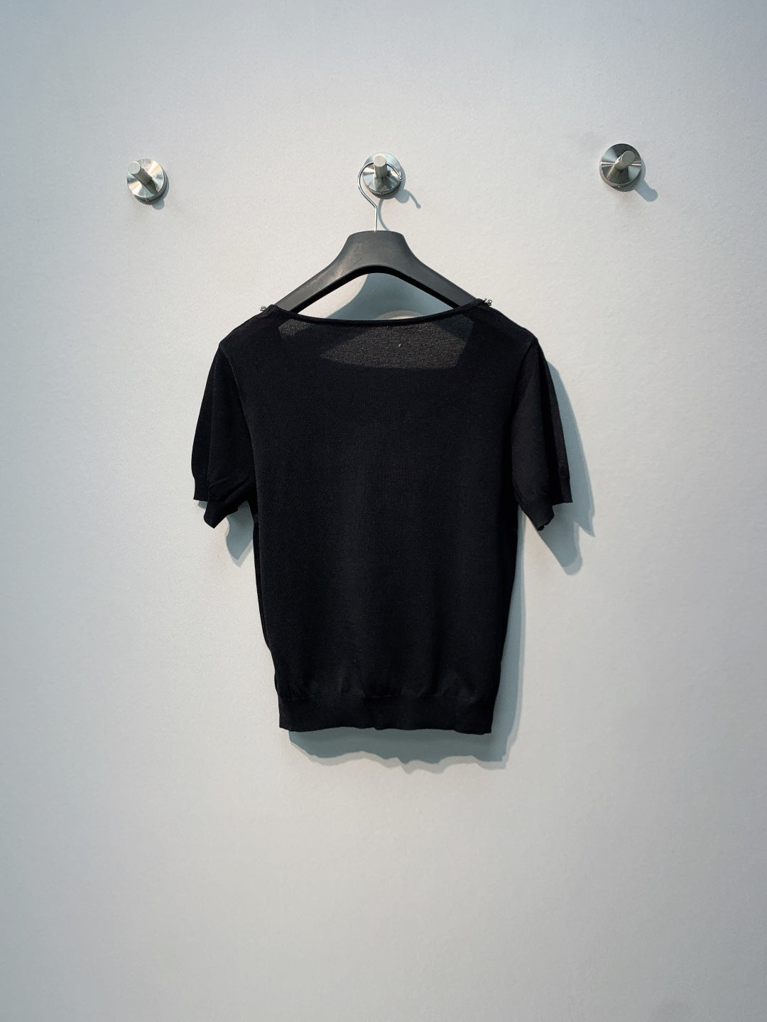 CHANEL 26S SHORT-SLEEVE KNIT TOP STYLE 1077