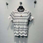 CHANEL 26S KNIT SHORT SLEEVE T-SHIRT STYLE 1282