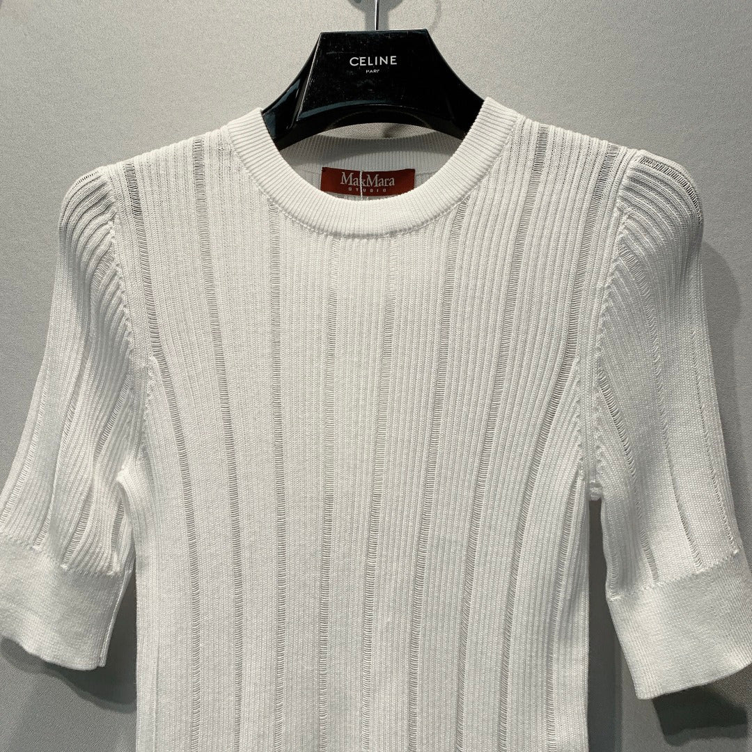 MAXMARA 26S SHORT-SLEEVE KNIT TOP 269