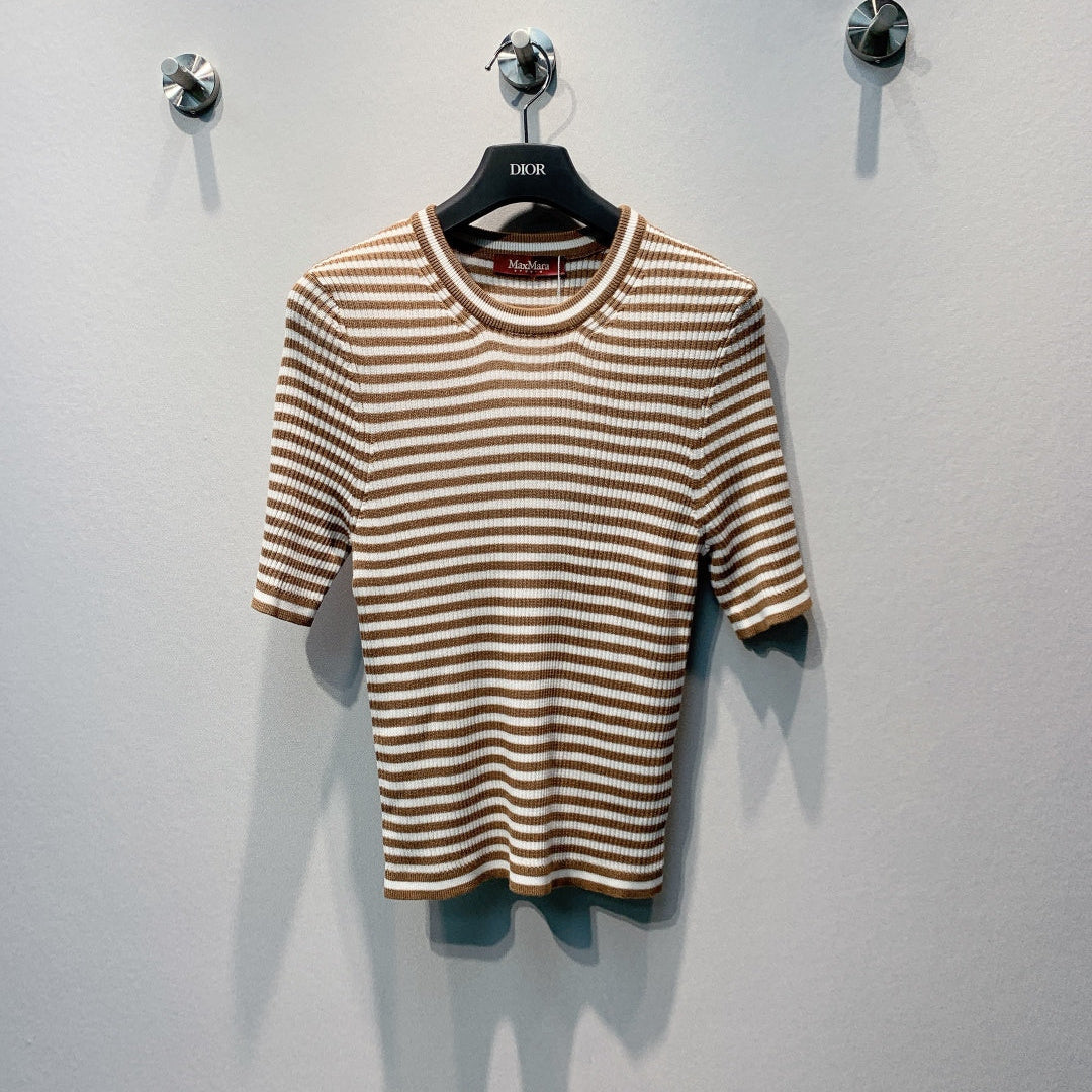 MAXMARA 26S SHORT-SLEEVE KNIT TOP 267