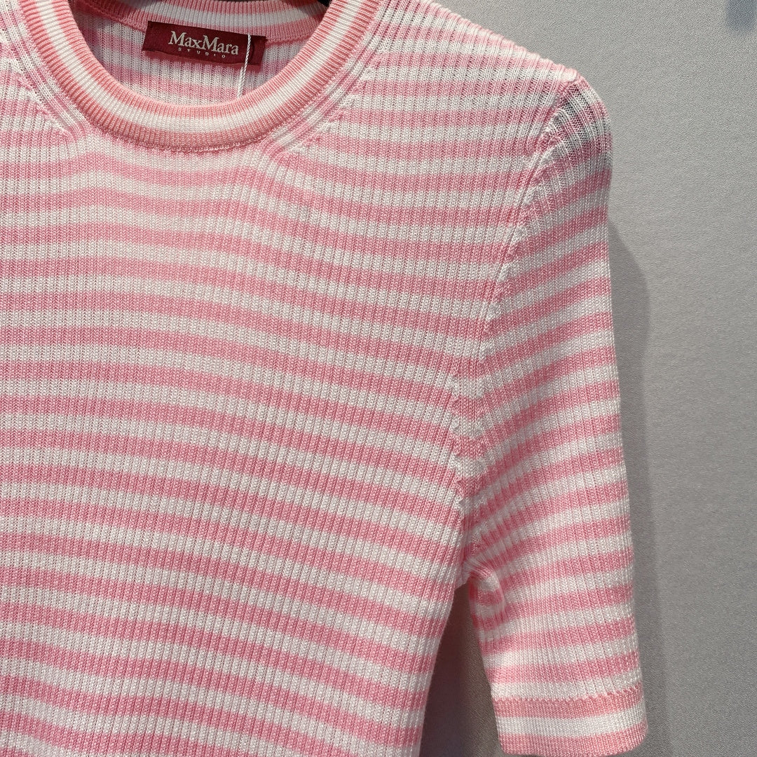 MAXMARA 26S SHORT-SLEEVE KNIT TOP 266
