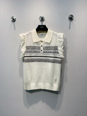 CHANEL 26S KNIT POLO TOP 1476