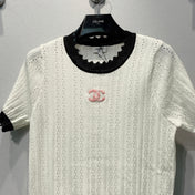 CHANEL 26S SHORT-SLEEVE KNIT TOP 1458