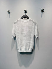 CHANEL 26S SHORT-SLEEVE KNIT TOP 1454