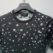 CHANEL 26S SHORT-SLEEVE KNIT TOP 1387