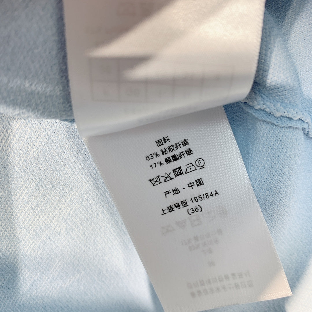 DIOR 26S SHORT-SLEEVE KNIT DRESS 1358