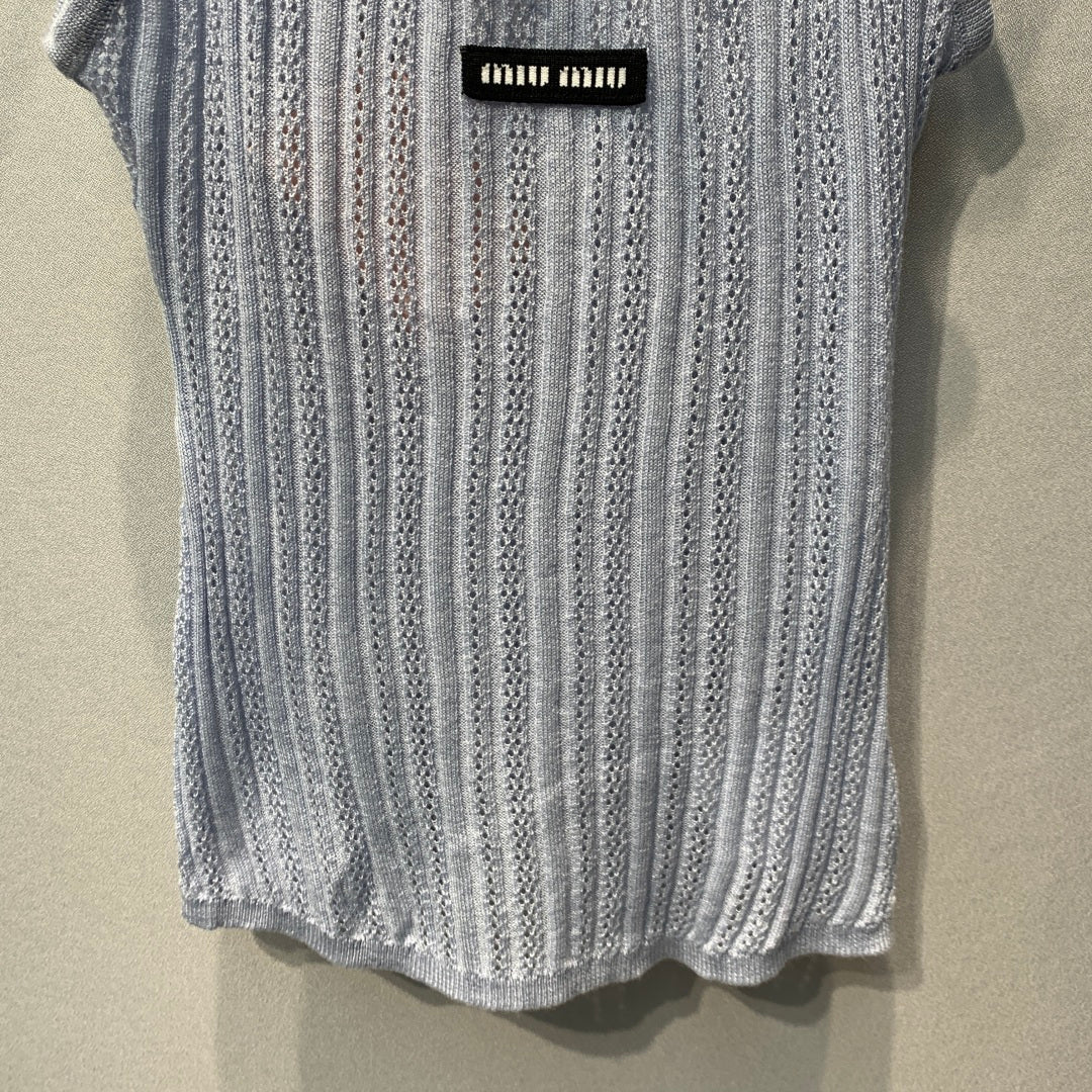 MIUMIU 26S KNIT CAMISOLE TOP 1365