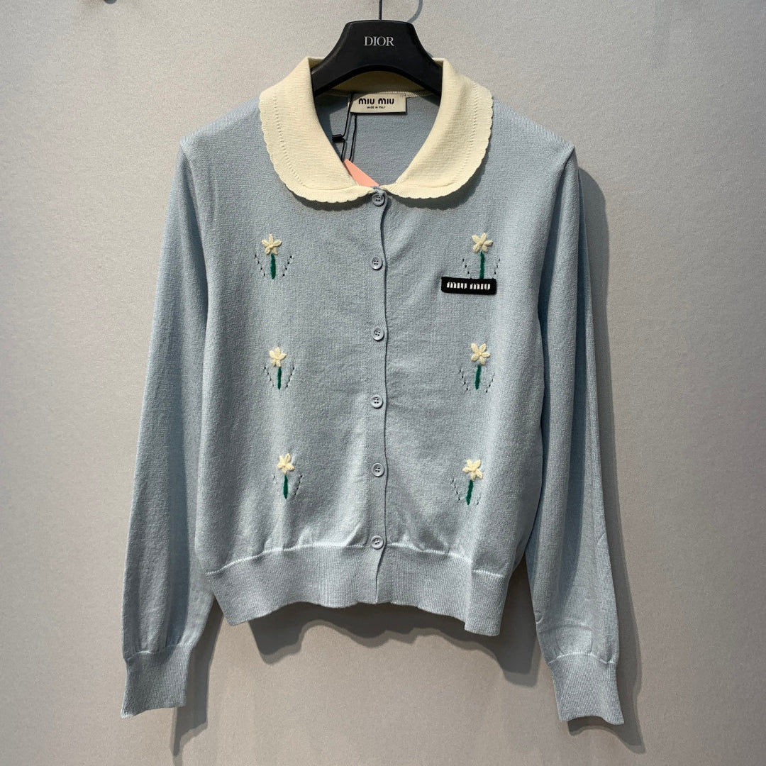 MIUMIU 26S KNIT CARDIGAN 1409