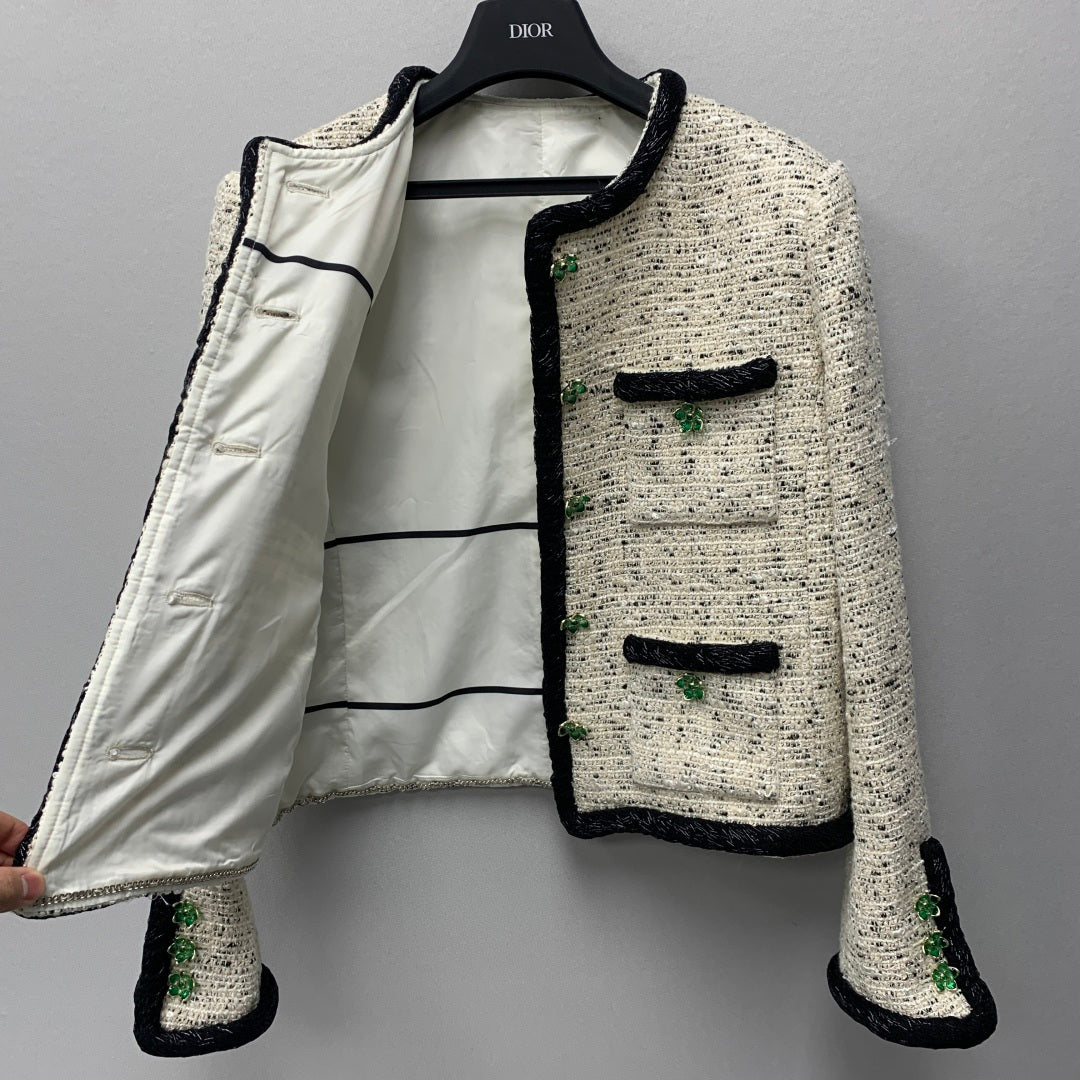 CHANEL 26S CROPPED TWEED JACKET 1746