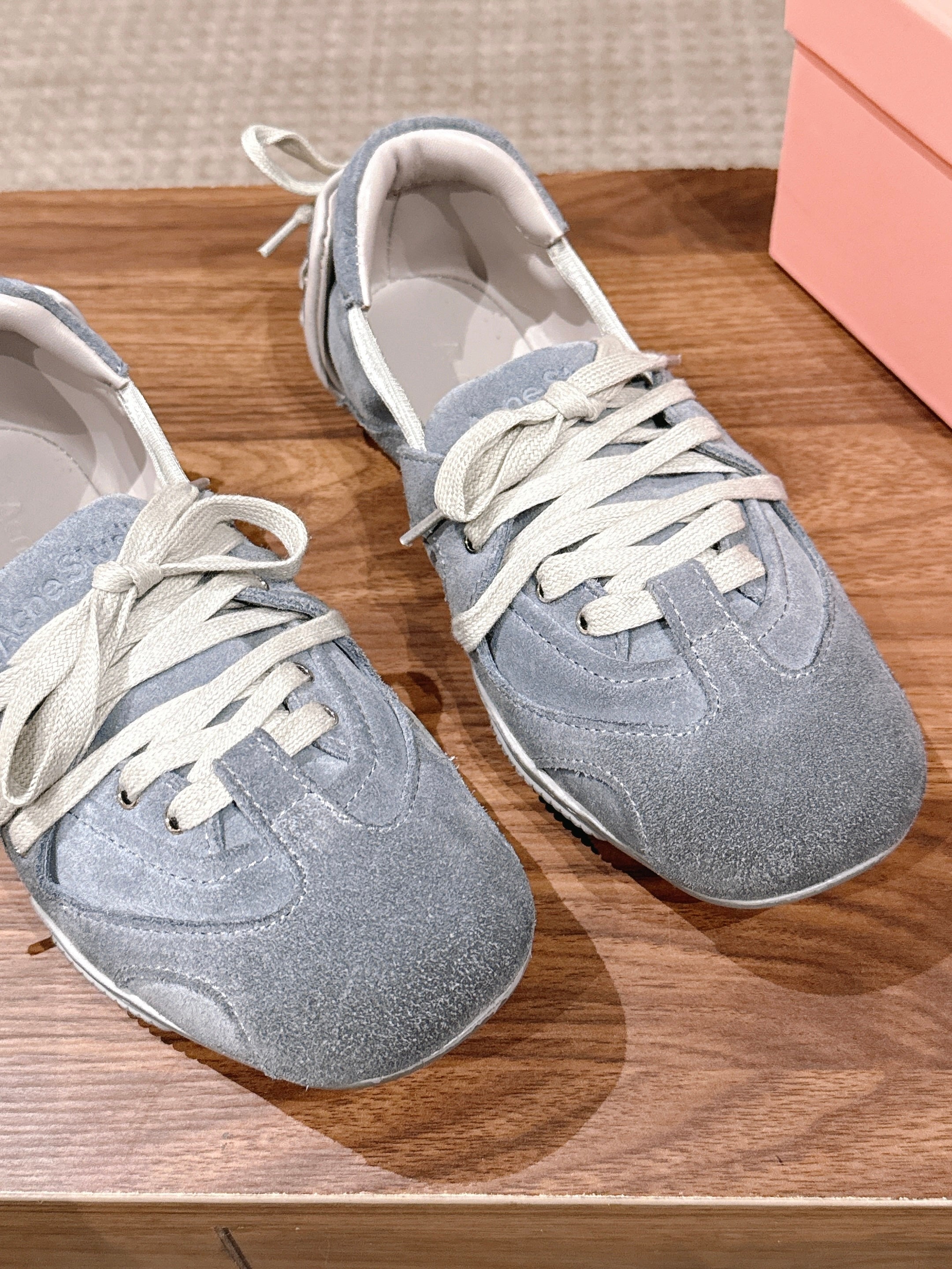 DIOR 26S LOW TOP SNEAKERS IN GREY SUEDE