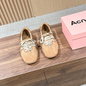 DIOR 26S LOW TOP SNEAKERS IN BEIGE SUEDE WITH LIGHT GREY LACES