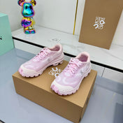 LOEWE 26S RUNNING SNEAKERS IN LIGHT PINK MESH