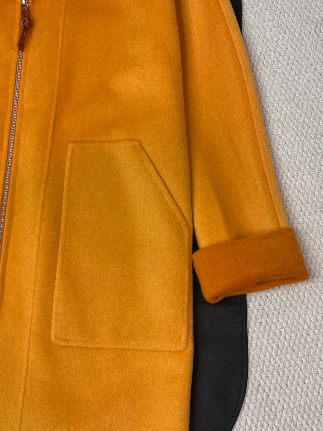 HERMES 25S REVERSIBLE LONG CASHMERE COAT 244