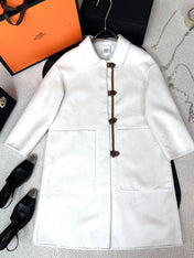 HERMES 25S REVERSIBLE LONG COAT 240