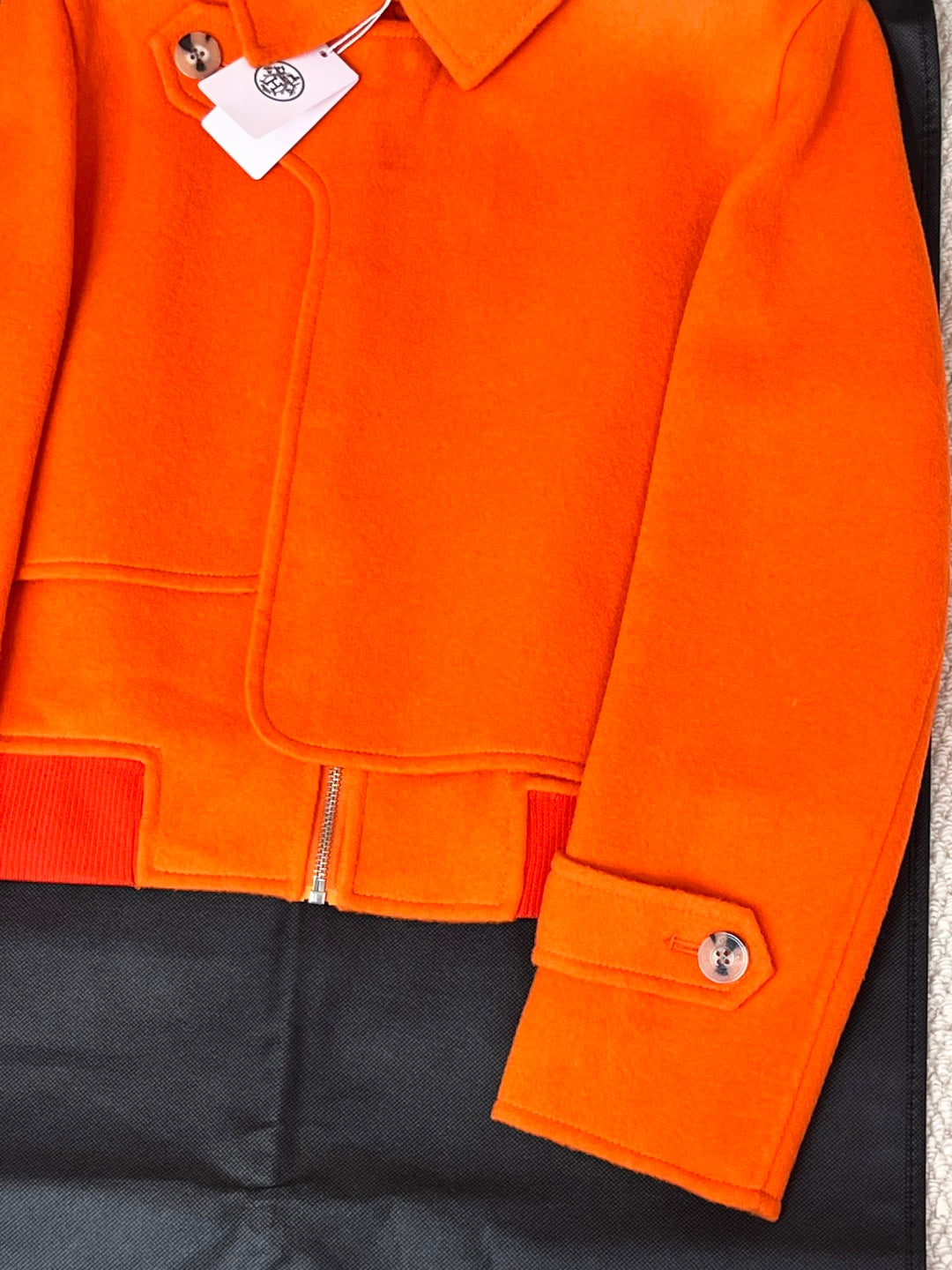 HERMES 25S REVERSIBLE SHORT CASHMERE COAT 238