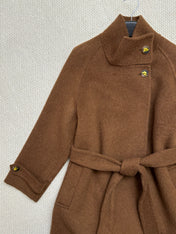 MAX MARA 25S TURTLENECK CASHMERE COAT 132