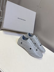 BALENCIAGA 25S SNEAKER IN GREY CALFSKIN