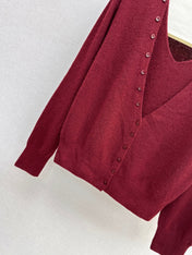 HERMES 25S V-NECK SWEATER 256