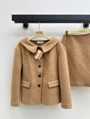 MIUMIU 26S WOOL TWO PIECE SET 959