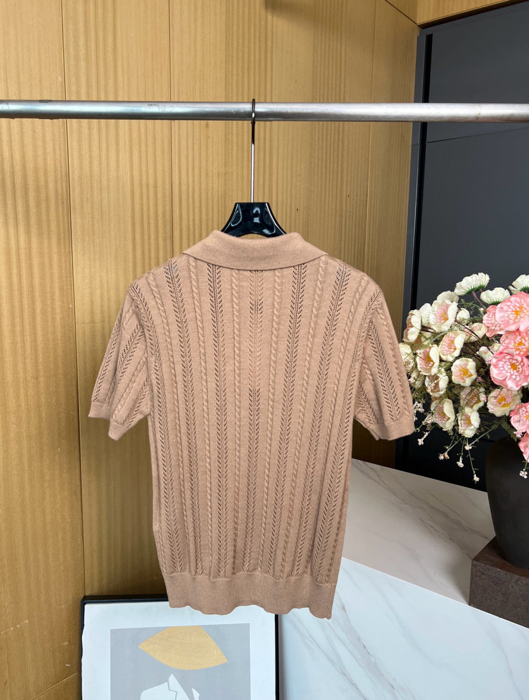 MIUMIU KNITTED POLO SHIRT STYLE 246