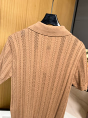 MIUMIU KNITTED POLO SHIRT STYLE 246