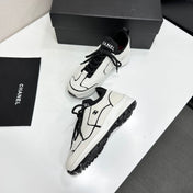 CHANEL 26S SNEAKERS IN WHITE CALFSKIN