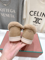 LP 25S SUMMER CHARMS WALK LOAFERS IN LIGHT BEIGE SUEDE AND FLEECE
