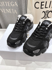 DIOR CHRONO SNEAKER 25S IN BLACK SUEDE AND MESH FABRIC STYLE 6