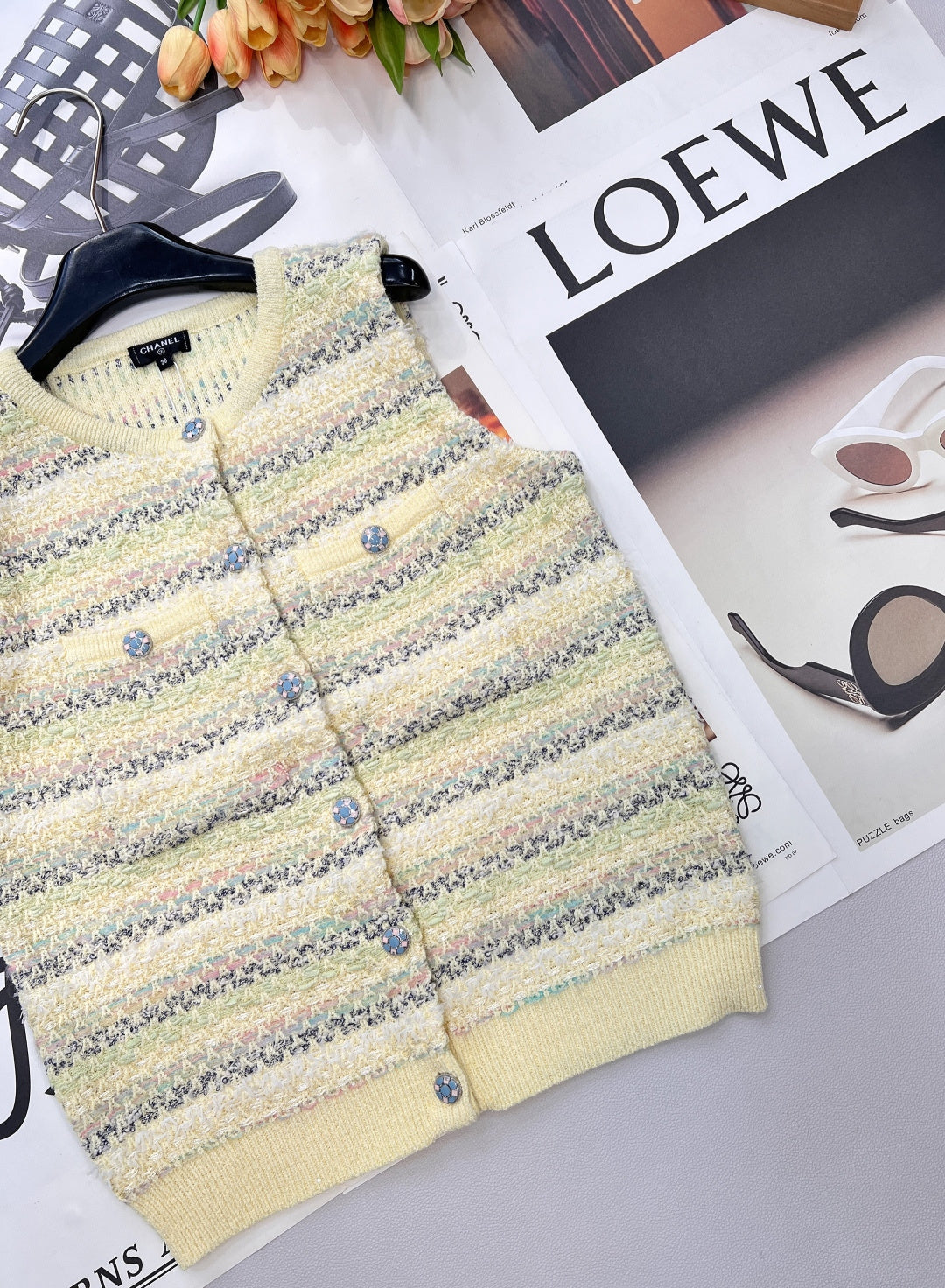 CHANEL 25S KNITTED VEST 509